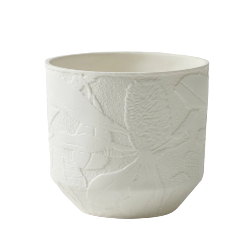 Pilbeam Living Banksia Planter Pot White 13x12x13cm