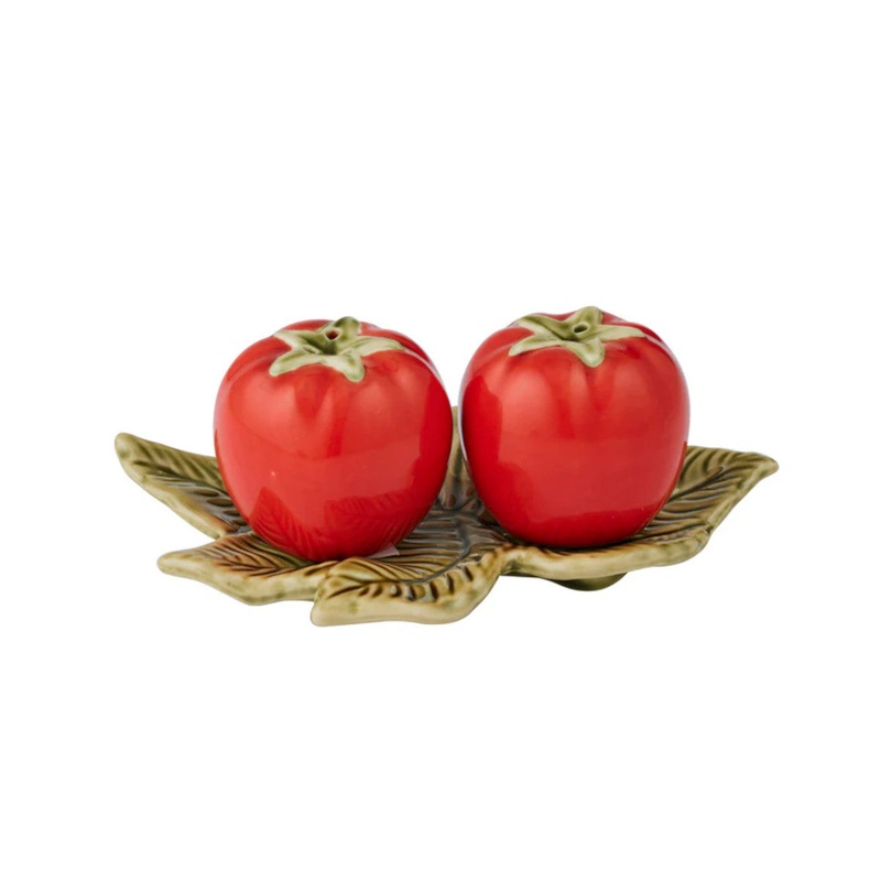 Pomodoro Ceramic Salt & Pepper Shakers 3 Piece