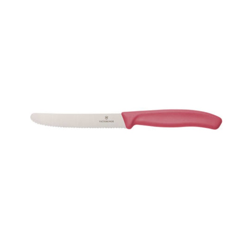 Victorinox Steak & Tomato Knife Rasberry Sorbet 11cm