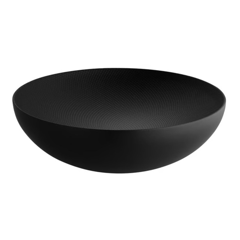 Alessi Double Bowl Black 32cm