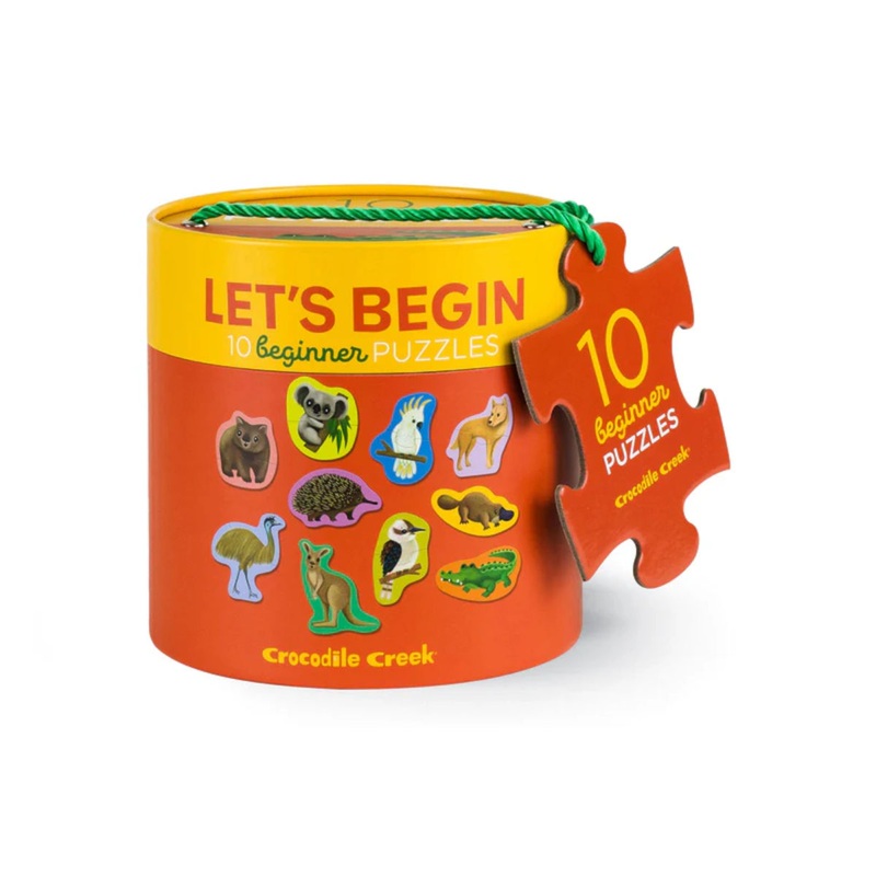 Crocodile Creek Aussie Animals Let's Begin Puzzle 2 Piece