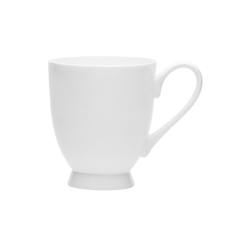 Ecology Canvas Footed Mug White 310ml