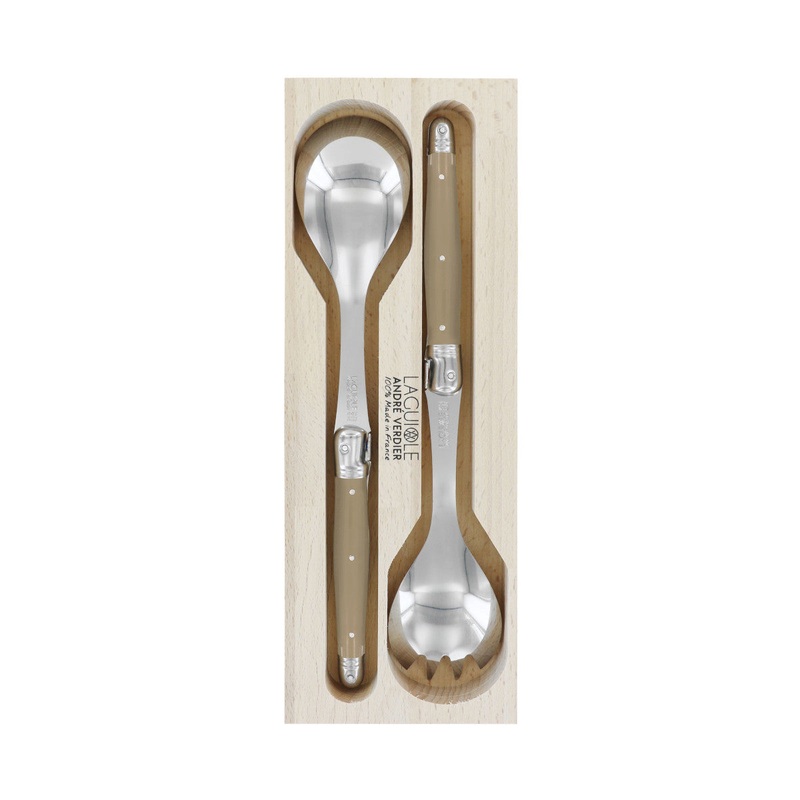 Laguiole Andre Verdier Debutant Salad Servers La Terre Set of 2
