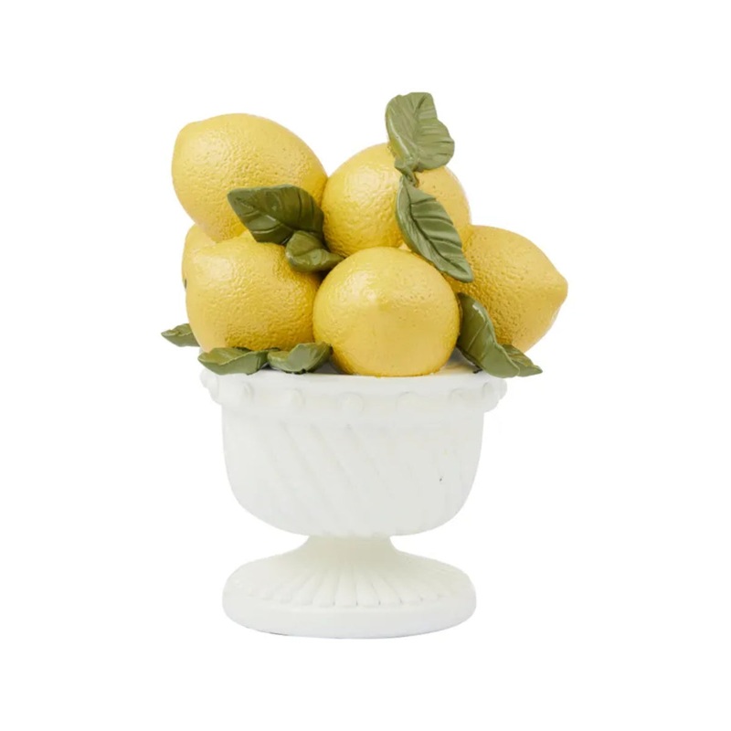 Limone Multi Resin Lemon Centrepiece 25 x 32cm