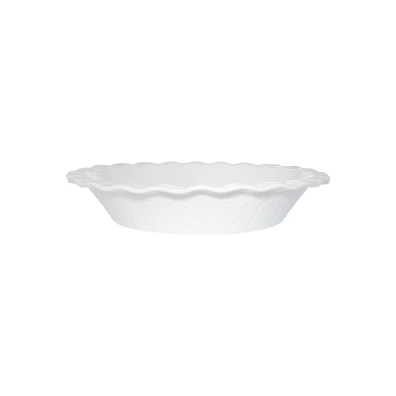 Maxwell & Williams Blooms Fluted Pie Dish White 21.5cm