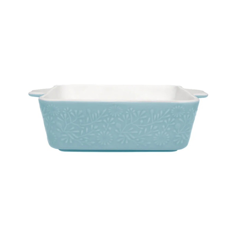 Maxwell & Williams Blooms Square Baker Blue 19cm