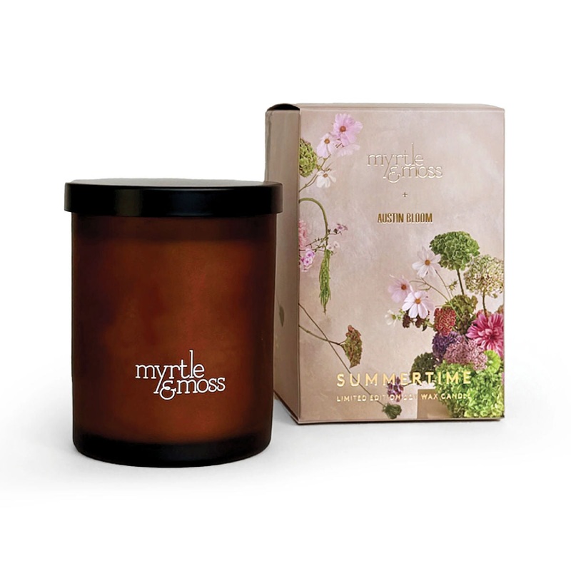 Myrtle and Moss Austin Bloom Mother's Day Summertime Candle