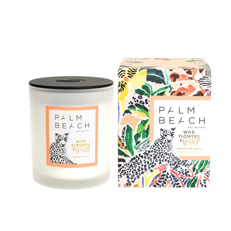Palm Beach Collection Limited Edition Wild Flowers & Vetiver Candle 420g