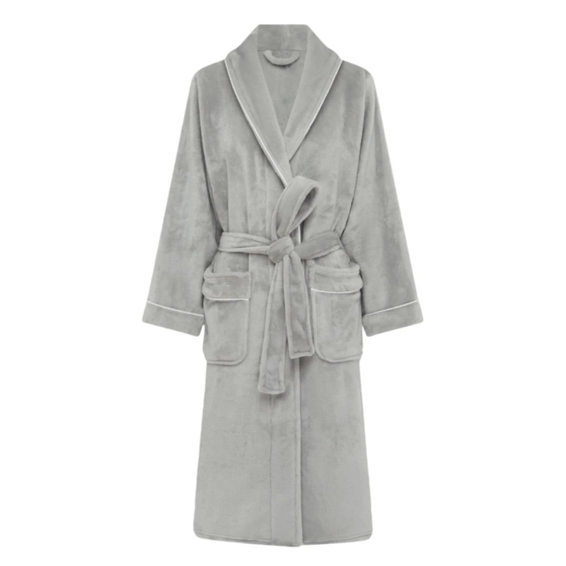 Brogo Pipe Robe Dove Grey Medium/Large