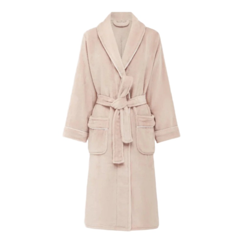 Brogo Piped Robe Blush Small/Medium