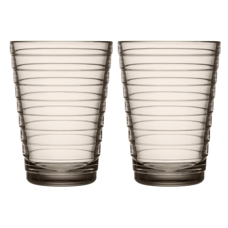Iittala Aino Aalto Linen Highball Glasses Set of 2 (330ml)