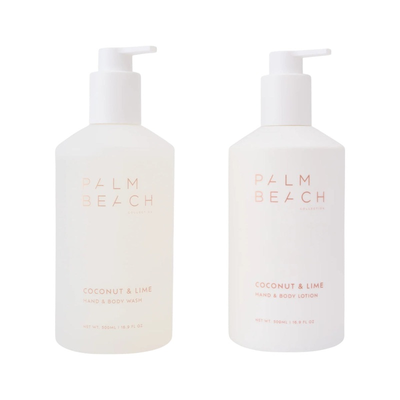 Palm Beach Collection Coconut & Lime Hand & Body Wash + Lotion Pack