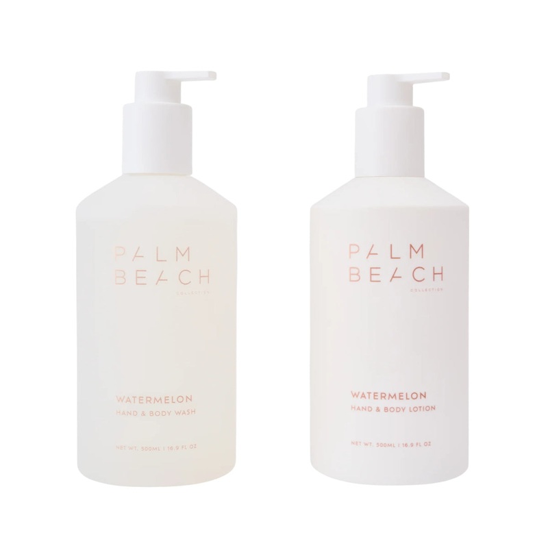 Palm Beach Collection Watermelon Hand & Body Wash + Lotion Pack