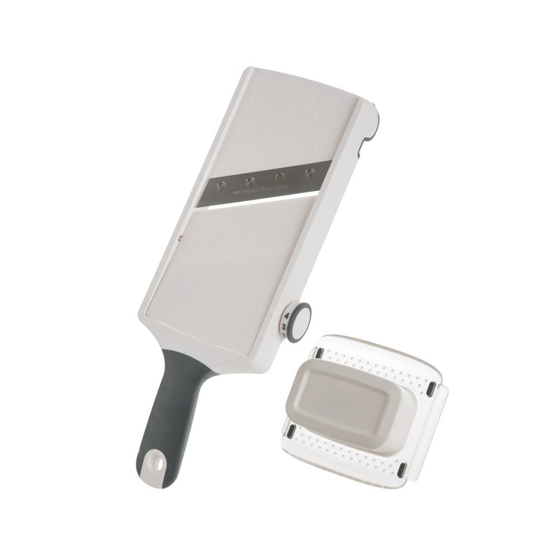 Progressive PrepWorks Hand-Held Adjustable Slicer White