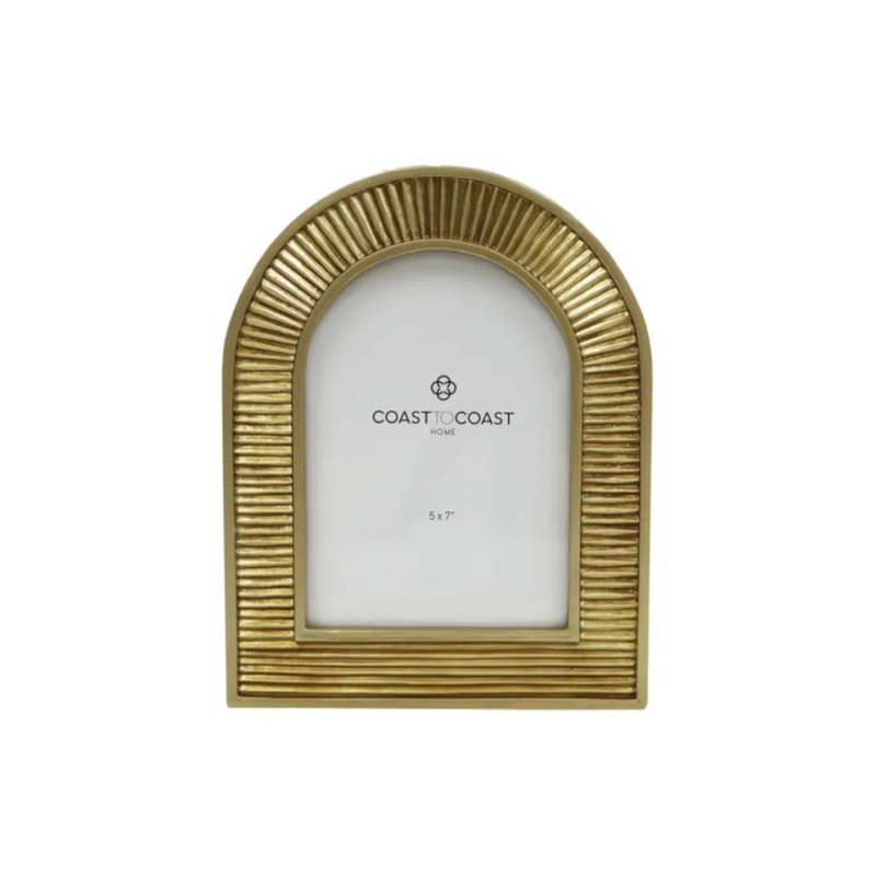 Rambla Arch Resin Frame Gold 16 x 21cm