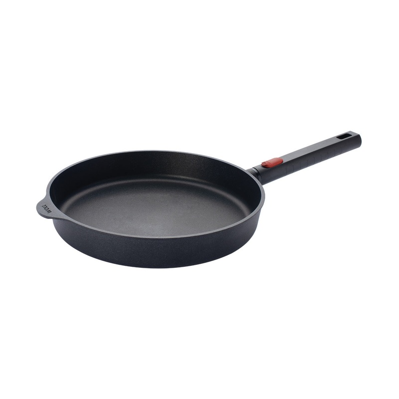 Woll Eco Logic Detach Handle Induct Frypan Black 28cm