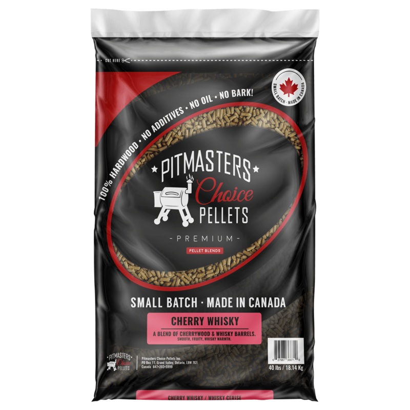 PItmasters Choice Pellets Cherry Whiskey (40lb)