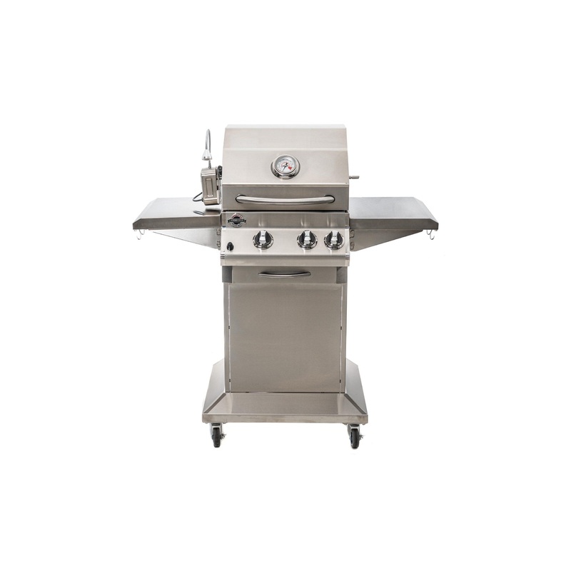Jackson Grills LUX 400 Stainless Steel 2-Burner BBQ Grill with Infrared Rotisserie