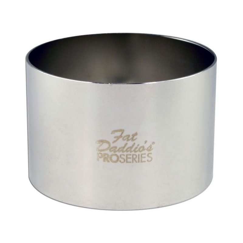 Fat Daddio's SSRD-3020 Round Pastry Baking Ring, 3" x 2"