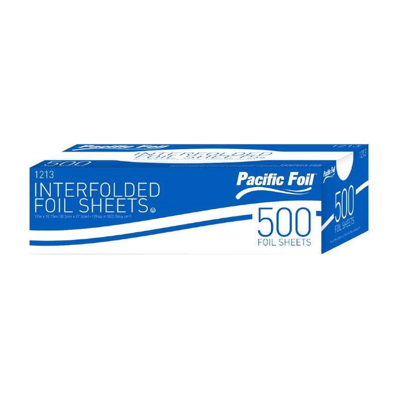 Pacific Pop-Up Foil Sheets, 12" x 10-3/4", Box of 500 Sheets