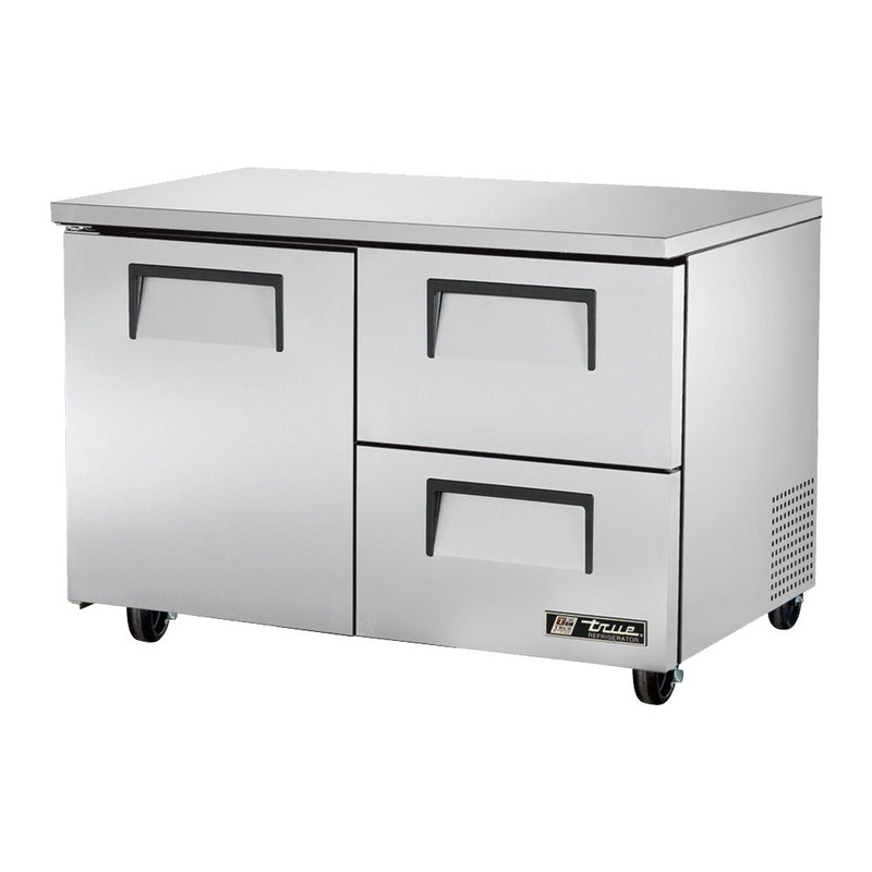 True TUC-48D-2-HC Two Drawer One Door Undercounter Refrigeraton, 48"