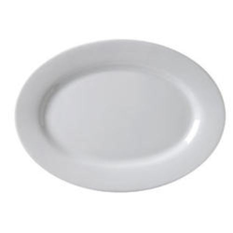 Vertex China ARG-28 Argyle Oval Platter, 15-1/2", Pack of 4