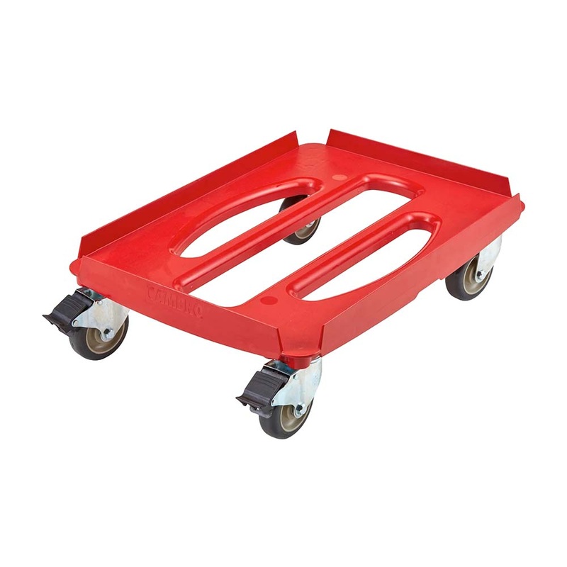 Cambro CDC300358 Cam GoBox Camdolly, Hot Red, 550 lb.