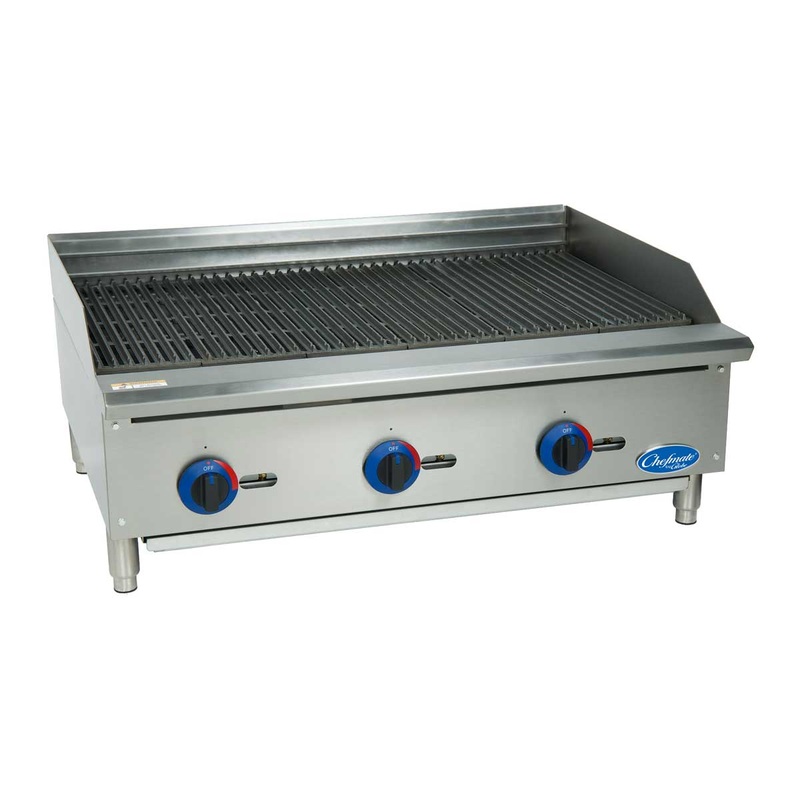 Globe C36CB-SR Chefmate Gas Charbroiler w/ Stainless Steel Radiants, 36"