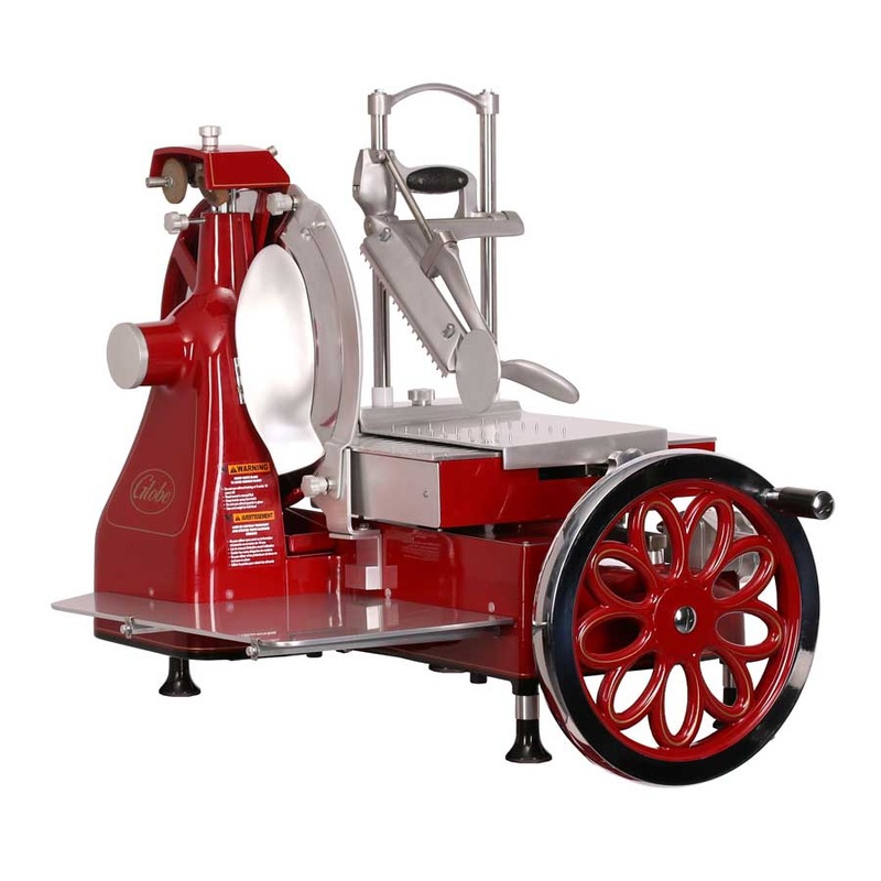 Globe FS14 Flywheel Manual Artisan Slicer, Red, 14"