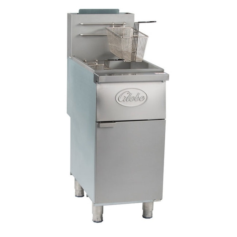 Globe GFF35PG Floor Fryer, Propane, 35 lb. cap.