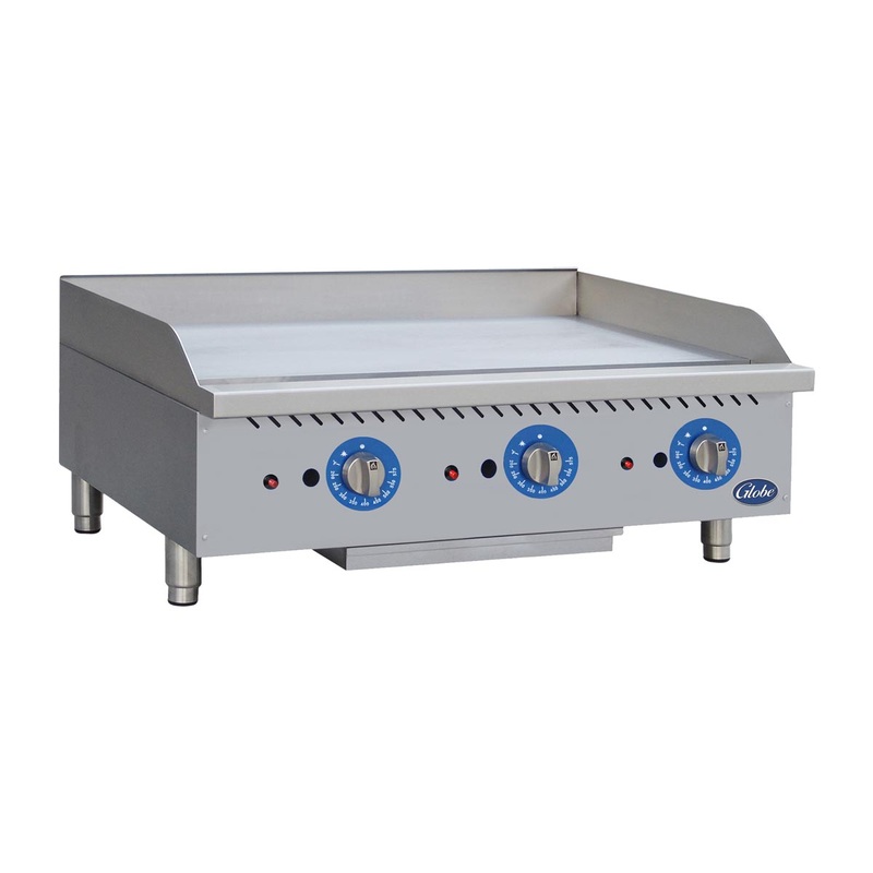 Globe GG36TG Thermostatic Control Gas Griddle, 36"