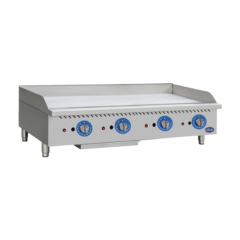 Globe GG48TG Thermostatic Control Gas Griddle, 48"