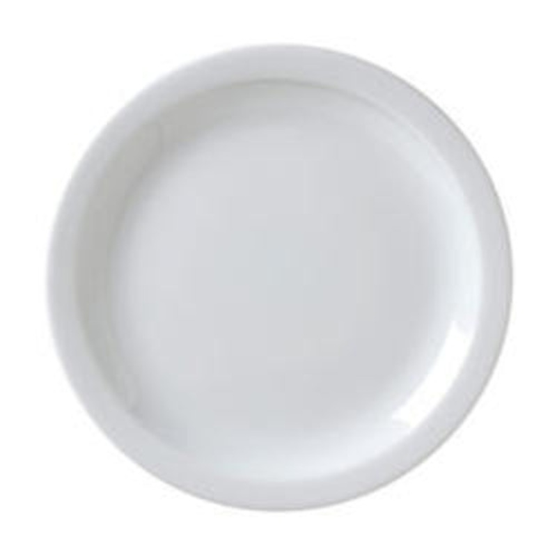 Vertex China CAT-16 Argyle & Catalina Narrow Rim Plate, 10-1/2", Pack of 6