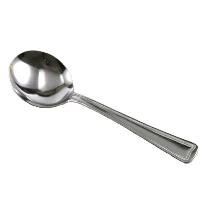 Browne 502613 Royal, Bouillon Spoon, Stainless Steel, 1 Dozen