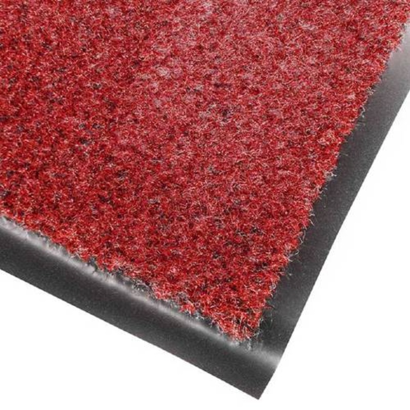 Cactus Mat 1437M-R46 Catalina Olefin Carpet Entrance Floor Mat, Red, 4" x 6"