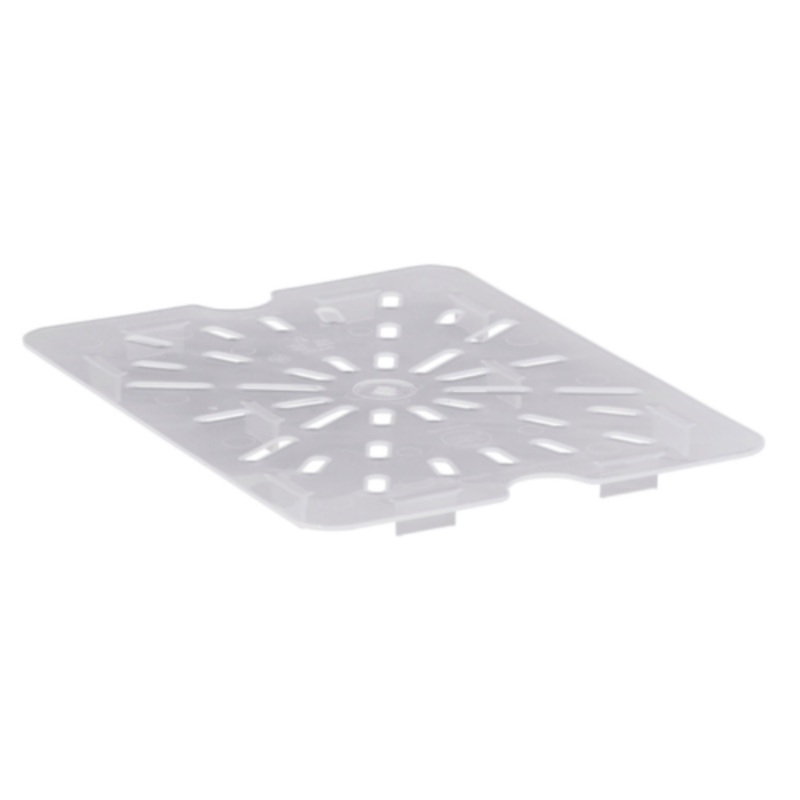 Cambro 20PPD190 Camwear 1/2 Size Drain Shelf, Translucent