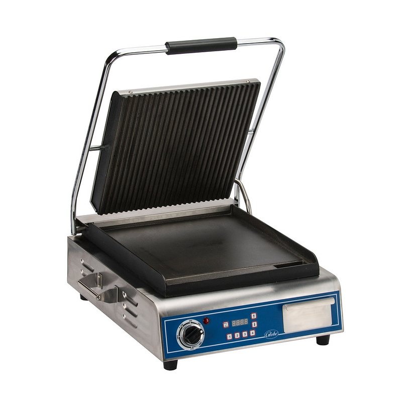 Globe GPGS14D Deluxe Combo Plate Panini Grill