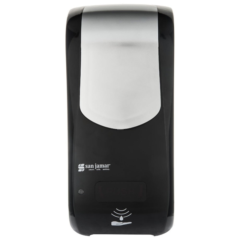 San Jamar SHF970BKSS Rely Hybrid Summit Electronic Soap Foam Dispenser