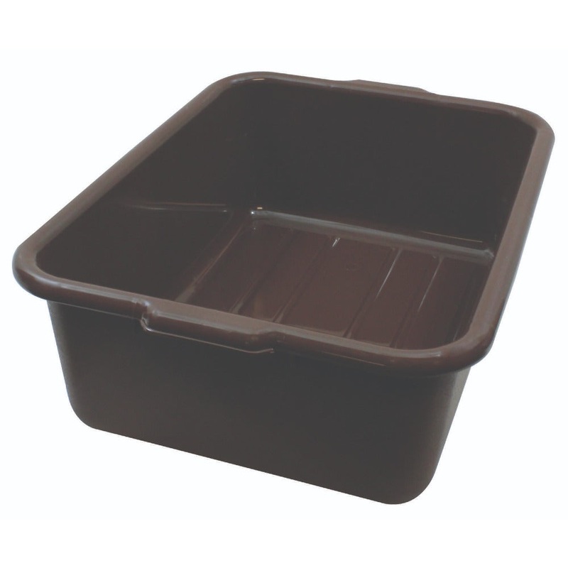 Tablecraft 1537BR Bus Tub, Brown, 21-1/4"