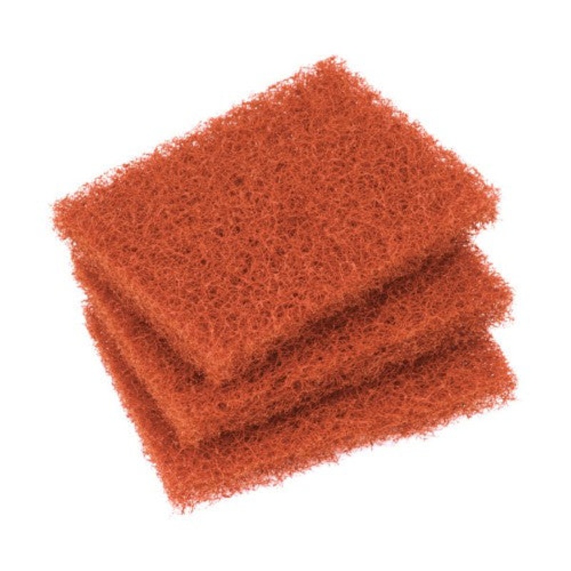 3M 746 Scotch-Brite Quick Clean Heavy Duty Griddle Pad, 4" x 5 1/4", Case of 15