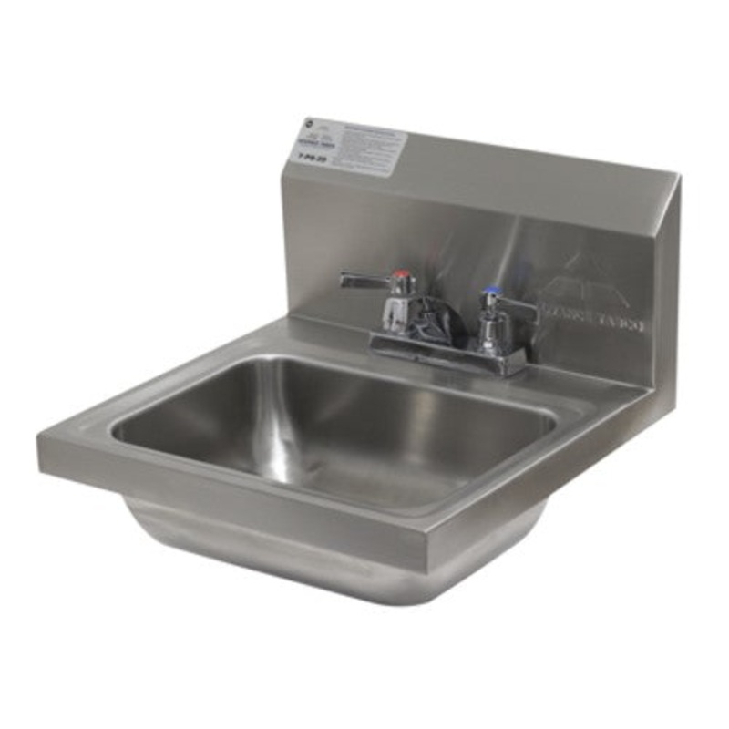 Advance Tabco 7-PS-20 Hand Sink, Deck Mount, 17 1/4" x 17 1/4" x 13 O.A. Height