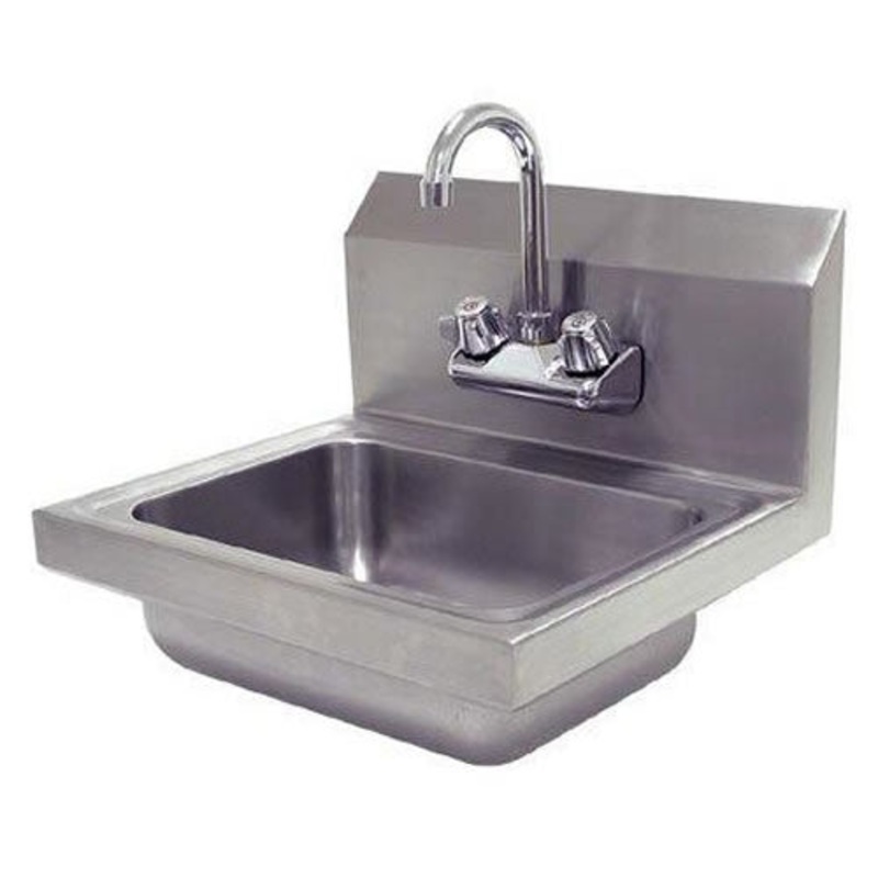 Advance Tabco 7-PS-EC Hand Sink, Wall Mount, 17" x 15 1/4" x 13" O.A.