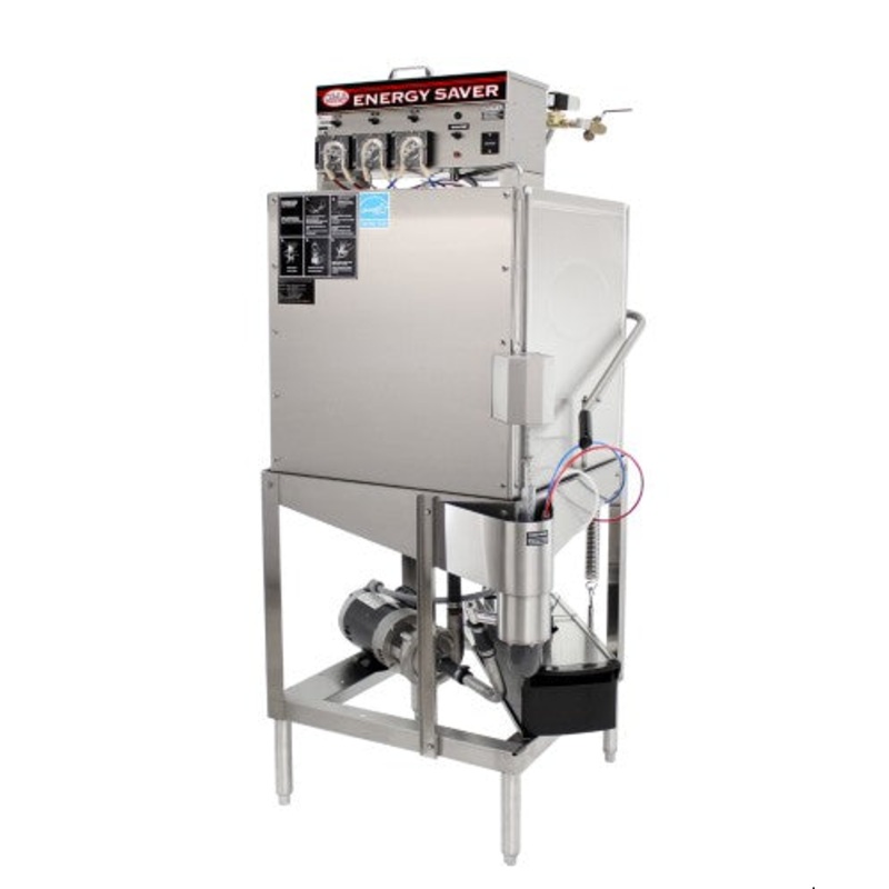 CMA E-AH Dishwasher, Door Type, Low Temp, Chemical Sanitizing, 40 Racks Per Hour