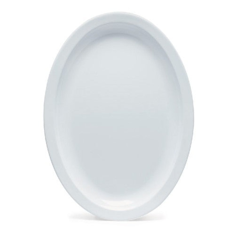 GET SPOP614W Supermel Platter, 13-1/4" x 9-3/4" Oval, Case of 12