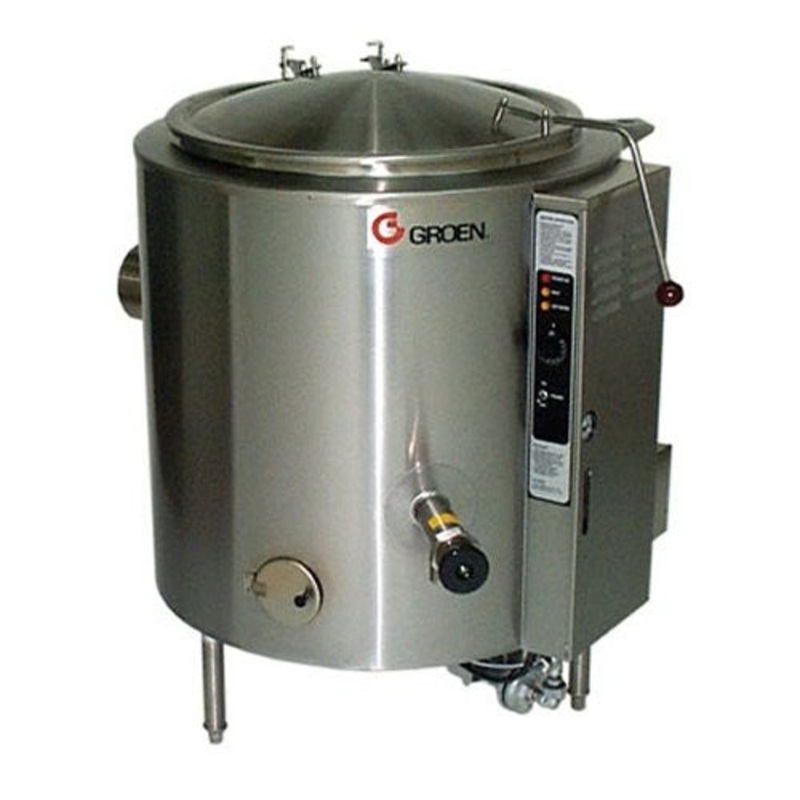 Groen AH/1E-80 Gas Steam Kettle, Stationary, 2/3 Jacketed, 80 Gallon