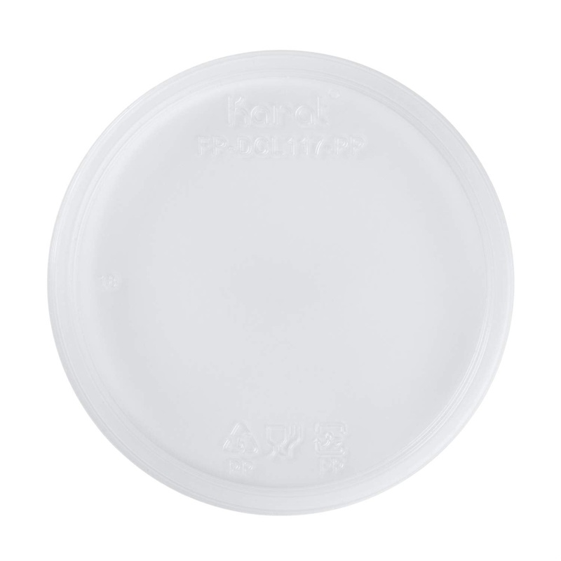 Karat FP-DCL117-PP Deli Lid, Fits 8-32 oz. Containers, Pack of 50