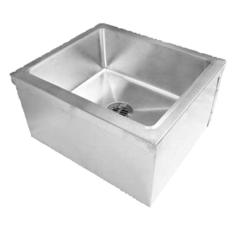 Kintera KMS1 Stainless Steel Floor Mount Mop Sink, 20" x 16" x 6" Bowl
