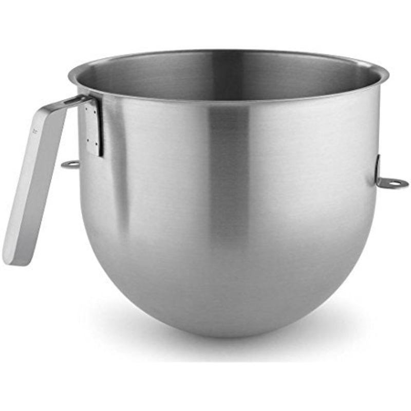 KitchenAid KSMC8QBOWL Commercial Stainless Steel J-Hook Handle 8 Qt. Mixer Bowl