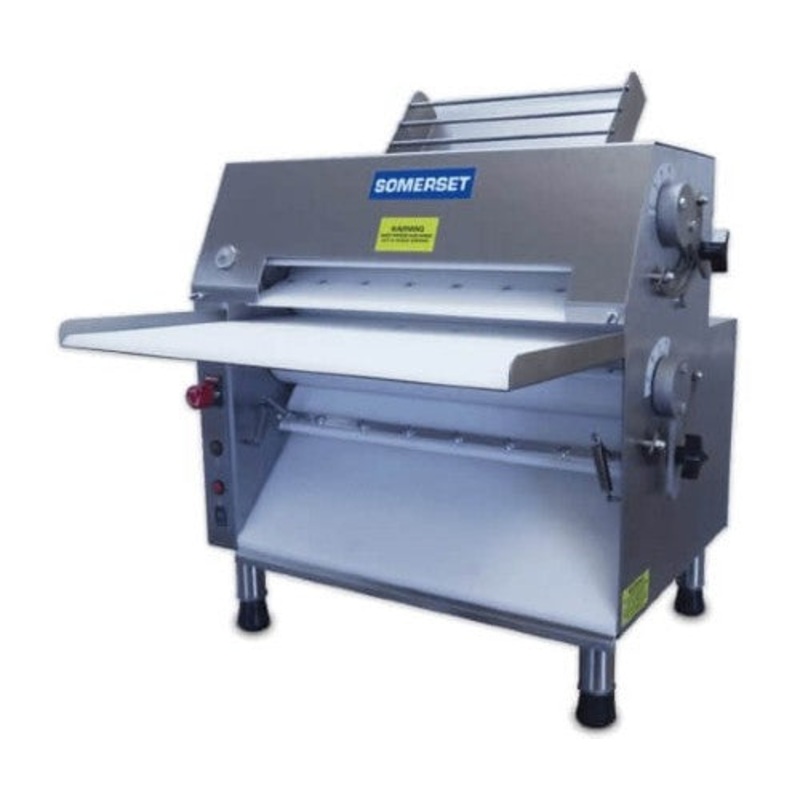 Somerset Dough Roller CDR-2000 with Synthetic Rollers, Double Pass