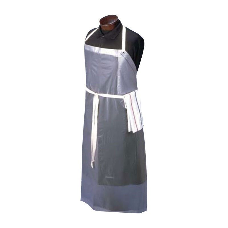 Trimark OSVA Heavy Duty Dishwashing Apron, Clear